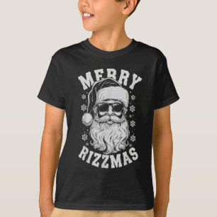 Merry Rizzmas Funny Christmas Santa Claus Happy Ch T-Shirt