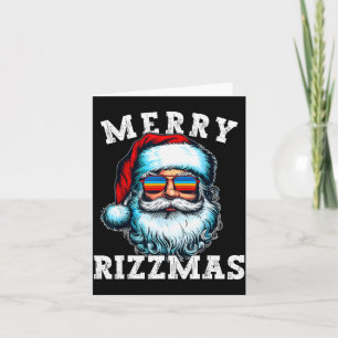 Merry Rizzmas Funny Christmas Shirt For Boys Men  Card