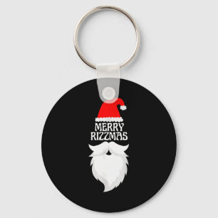 Merry Rizzmas Kids Teens School Funny Christmas Sa Key Ring