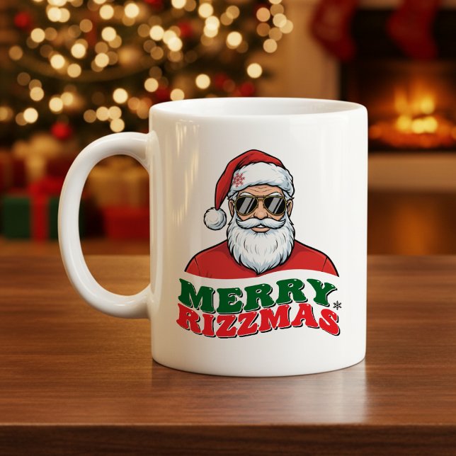 Merry Rizzmas Retro Santa Claus Funny Christmas Coffee Mug (Merry Rizzmas Retro Santa Claus Funny Christmas Coffee Mug
)