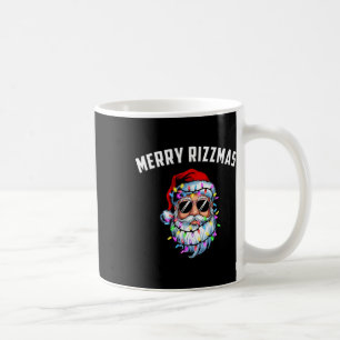 Merry Rizzmas Teens Kids School Funny Santa Christ Coffee Mug