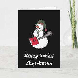 Merry Rockn'Christmas Holiday Card