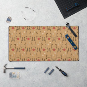 Merry Rudolph Starry Winter Delight Desk Mat