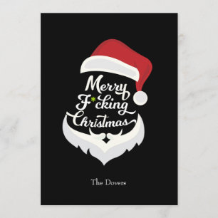Merry Santa Christmas Party Invitation