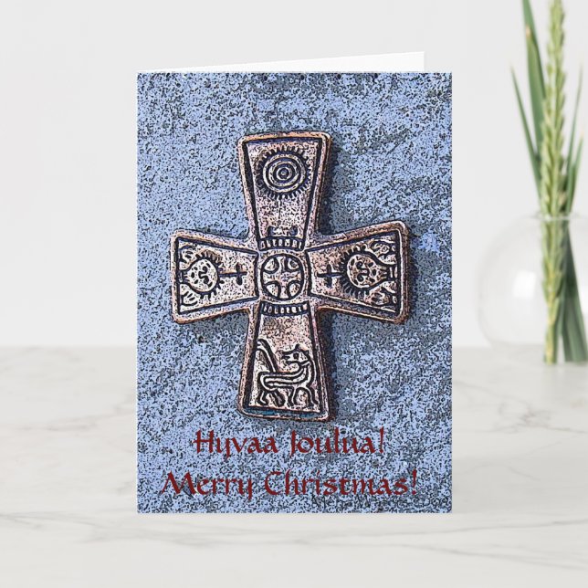 Merry Scandinavian Christmas! Holiday Card (Front)