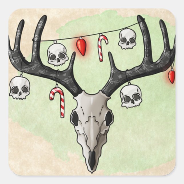 Merry Scary Christmas Labels (Front)