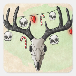 Merry Scary Christmas Labels