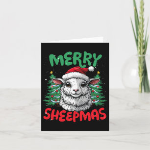 Merry Sheepmas Funny Christmas Duck Lover  Card