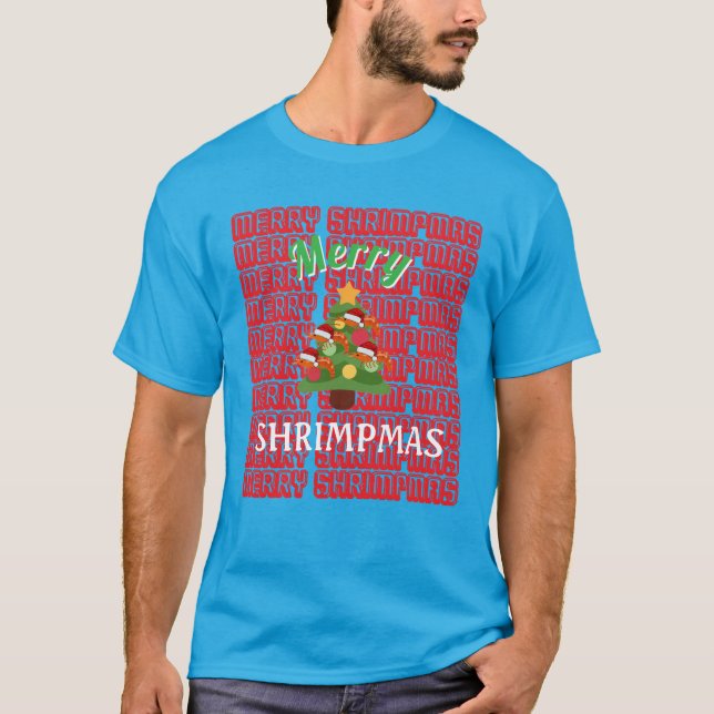 Merry Shrimpmas T-shirt (Front)