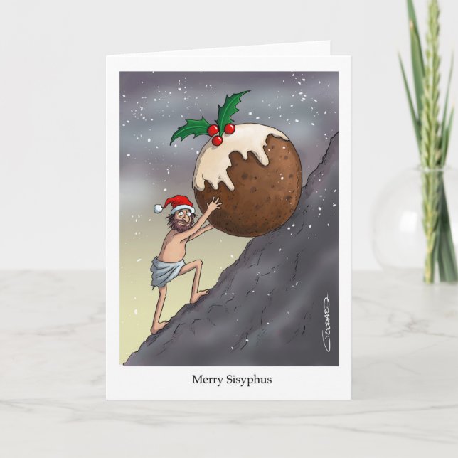 Merry Sisyphus! Christmas card (Front)