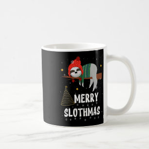 Merry Slothmas Christmas Pajama For Sloth Lovers  Coffee Mug