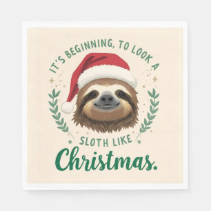 Merry Slothmas, Napkins