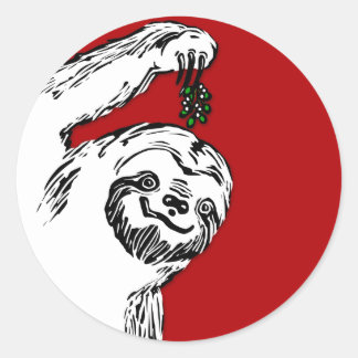 Merry Slothmas Stickers for your Slothmas Cards!