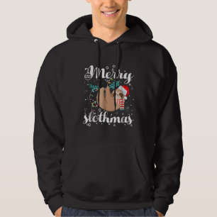 Merry Slothmas T Christmas Pajama For Sloth  T Hoodie