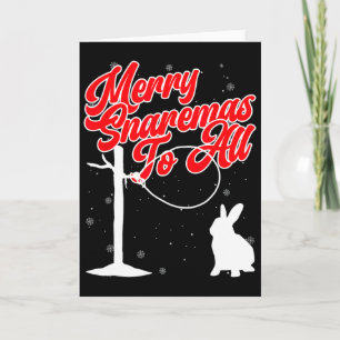 Merry Snaremas To All - Wire Snare Christmas Card