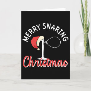 Merry Snaring Christmas - Wire Snare Christmas 1 Card