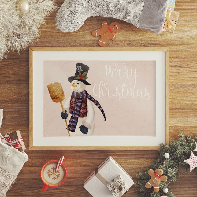 Merry Snowman  Poster (Creator Uploaded)