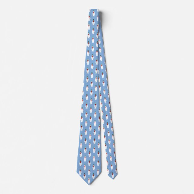Merry Snowman Tie (Front)