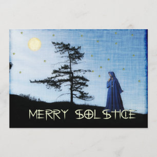Merry Solstice Night Invitation