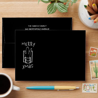 Merry Sparkling Xmas Envelope