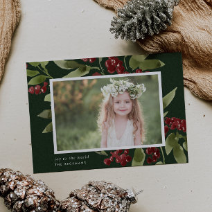 Merry Sprigs   Holiday Photo Card