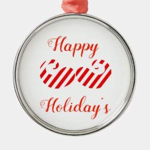 Merry Stachemus! Metal Tree Decoration