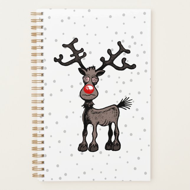 Merry Stressmas with Rudolph Planner (Front)