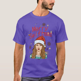 Merry Swiftmas funny holidays gift idea for swifty T-Shirt