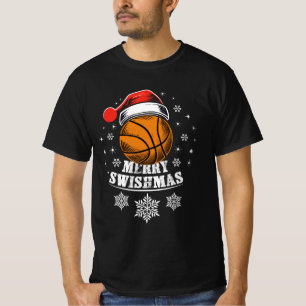 Merry Swishmas, for Basket ball Fans T-Shirt