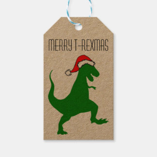 Merry T-rexmas Gift Tag