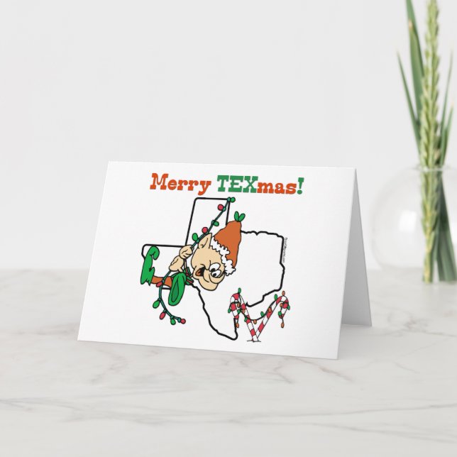 Merry Texmas Christmas Cards (Front)