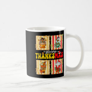 Merry Thanksmas Pumpkin Sce Latte Coffee Thanksgiv Coffee Mug