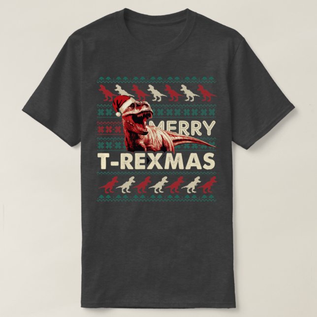 Merry Trexmas T-Shirt (Design Front)