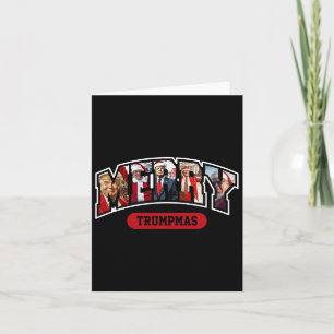 Merry Trumpmas Christmas Trump Pyjamas Card