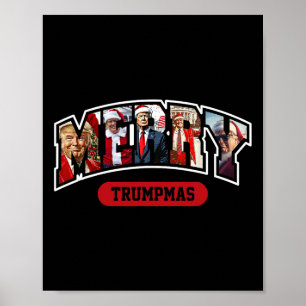 Merry Trumpmas Christmas Trump Pyjamas Poster