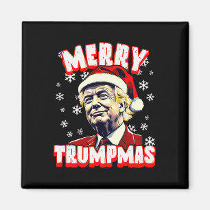 Merry Trumpmas Christmas Trump Santa Trump Christm Magnet