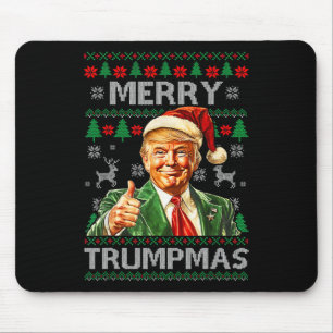 Merry Trumpmas - Santa Claus Donald Trump Mouse Pad