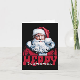 Merry Trumpmas Santa Trump Christmas Pyjamas Funny Card