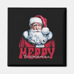Merry Trumpmas Santa Trump Christmas Pyjamas Funny Magnet