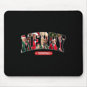 Merry Trumpmas Santa Trump Christmas Pyjamas Funny Mouse Pad