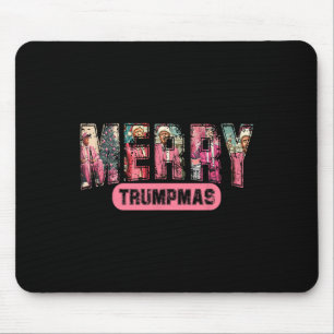 Merry Trumpmas Santa Trump Christmas Pyjamas Funny Mouse Pad