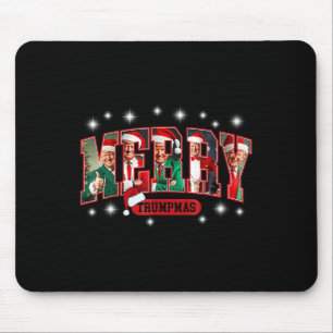 Merry Trumpmas Santa Trump Funny Christmas Pyjamas Mouse Pad