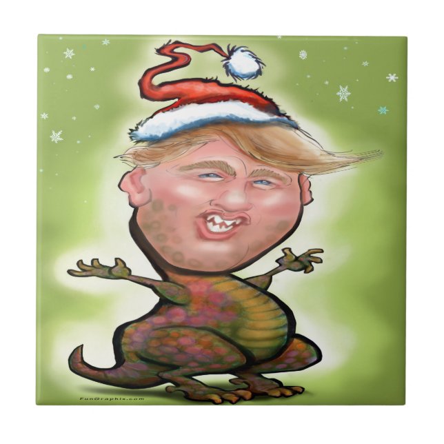 Merry Trumpy Christmas Tile (Front)