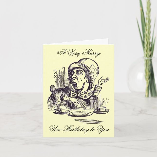 Merry Un-Birthday Holiday Card (Front)