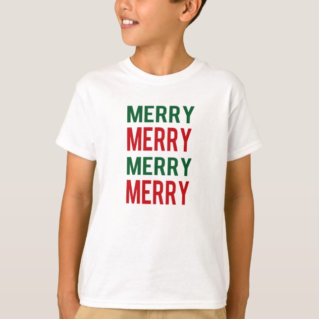 Merry Unisex Kids Long Sleeve Tee (Front)