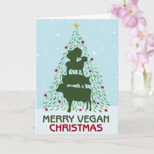 Merry Vegan Christmas  Card