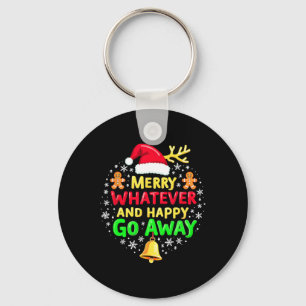 Merry Whatever Funny Christmas Quote Ugly Xmas Pj  Key Ring
