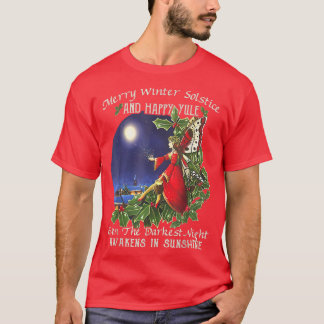 Merry Winter Solstice And Happy Yule  T-Shirt