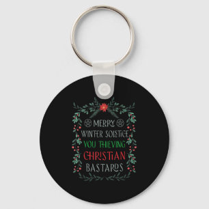 Merry Winter Solstice You Thieving Christian S Key Ring