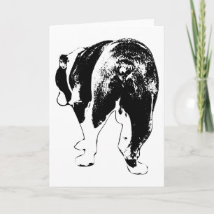 Merry Wishes from a Bold Bulldog Card